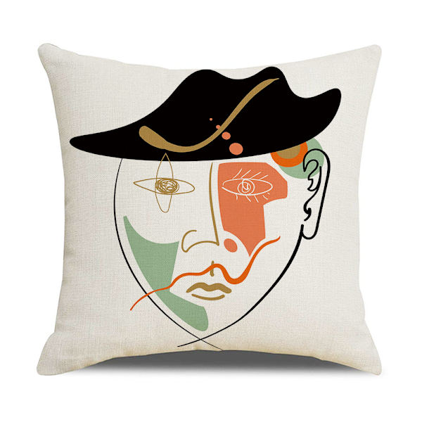 Set med 4 putetrekk - 45x45cm - Moderne abstrakte mønstre