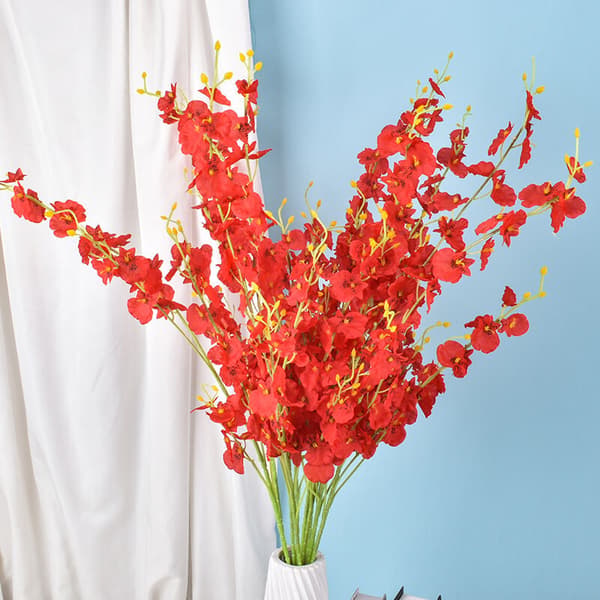 Smukke kunstige blomster dansende orkidé simulation blomst tørret blomst buket flow