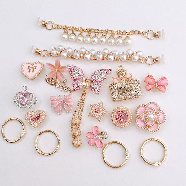 Diy Hole Slippers Shoe Chars For Designer alloy Accessories