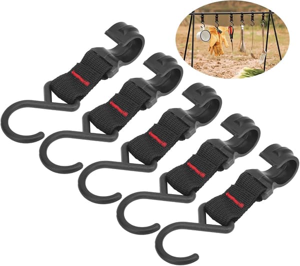 Udendørs Camping Bærbar Foldbar Krog Holder Krog Camping Lampe H