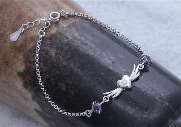 Angel Heart Justerbart Armbånd