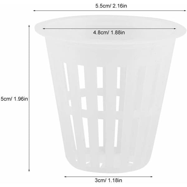 10 stk/sett hydroponiske kurver Planter Kopper Plastpotter Gjenbrukbar Du