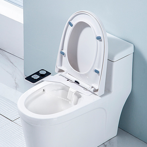 Ikke-elektrisk bidet-sprøyter med selvrensende doble innfellbare dyser - F