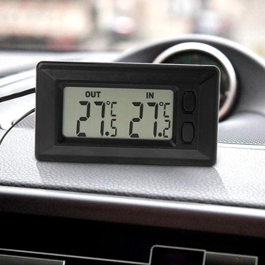 Auton sisä- ja ulkolämpömittari LCD-digitaalinäytöllä
