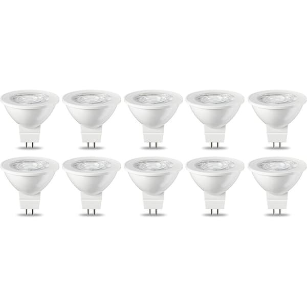 10-pack GU5.3 MR16 LED-lampor 5W Varmvitt Ej dimbar 220V [