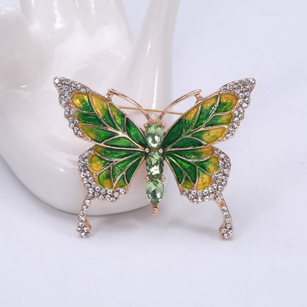 Enamel Butterfly Brooches For Women Unisex Party Office Fashion Jewelry Pin Gift