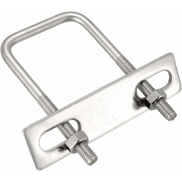 Fyrkantiga U-bultar 1-5/8\"(40mm) Inre Bredd 304 Rostfritt Stål M8