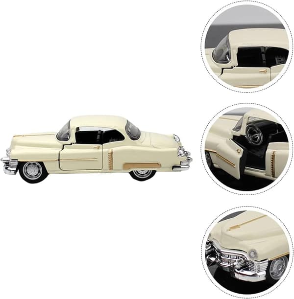 1PC Klassisk Legering Coupe Vintage Bil Styling Modell, 1/32 Skala Die
