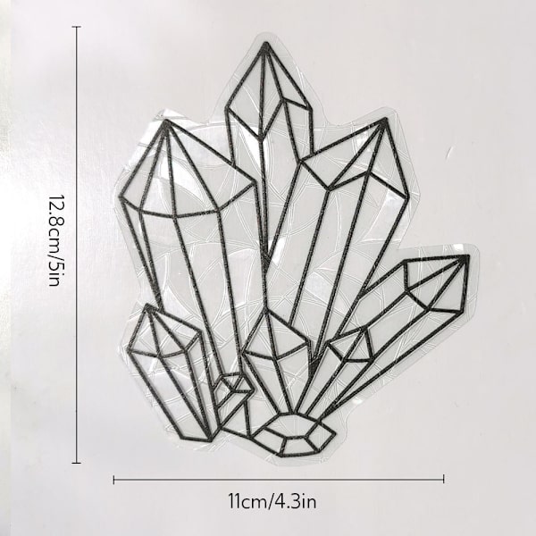 Regnbåge prisma solfångare statisk glasdekal PVC anti-kollision