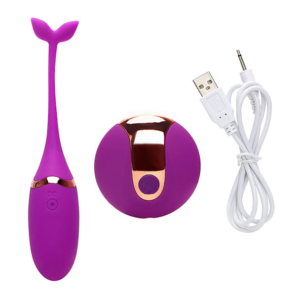 1 stk. Vibrator Trådløs Fjernkontroll Vibrerende Egg Silikon Oppladbar Sexleketøy For Kvinner