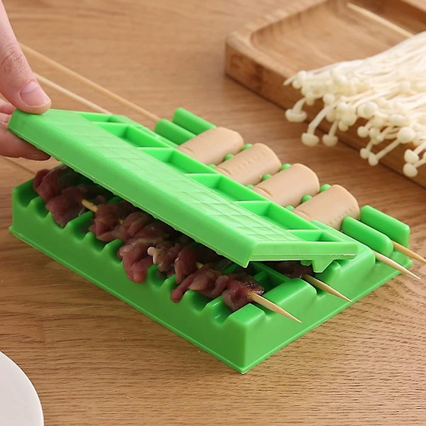 Multifunktionell Kebab Bärbar Utomhus Snabbt Köttspett Box Gadget