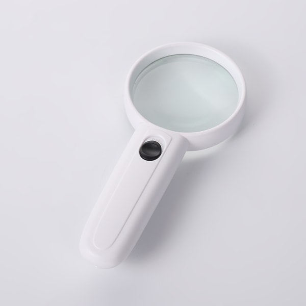 1 stk. praktisk forstørrelsesglas til læsning, 4X, lup med LED, 1