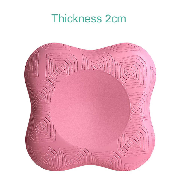Yogaknäskydd, halkfri yogamattor för bekväm och lätt rosa