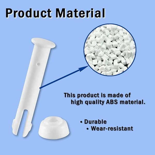 Sæt med 24 plastik poolpinde og Intex poolforbindelse, 6 cm forbindelsespinde til model