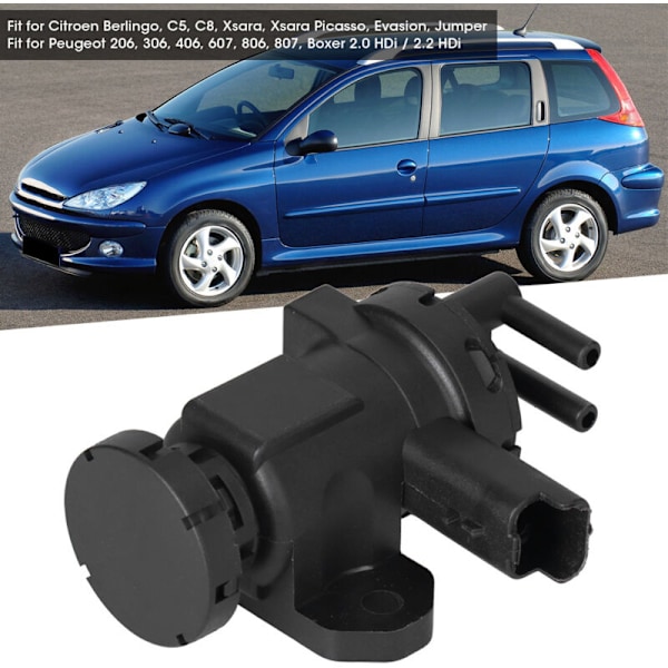 Turbo Tryck Solenoid Ventil 9635704380 Konverterare Passar För Peugeot 206 306 406 607 806 807 Boxer 2.0 HDi / 2.2 HDi