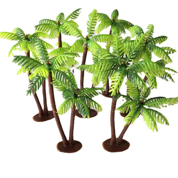 10 stk. Mini Kokosnøddetræ Model