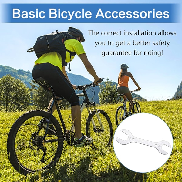 Cykel Headset Nøgle Værktøj Dobbeltsidet Nøgle 30 32 36 40mm 4 i 1 Nav Konus Nøgle til Cykel MTB Mountainbike
