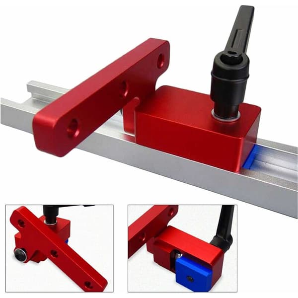 Track Stop t-Nut t Tracks Wood DIY Manual Tool Tools Durable Prot