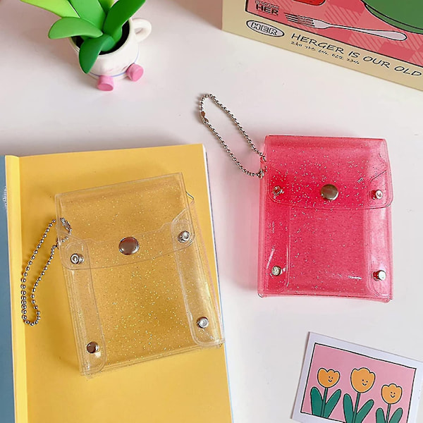Transparent PVC Handväska Nyckelväska Mini Kosmetik