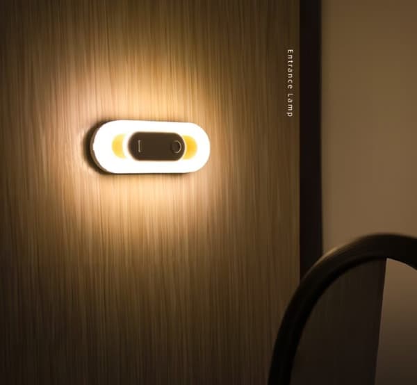 Kropsinduceret bevægelsessensor natlampe, USB-genopladelig