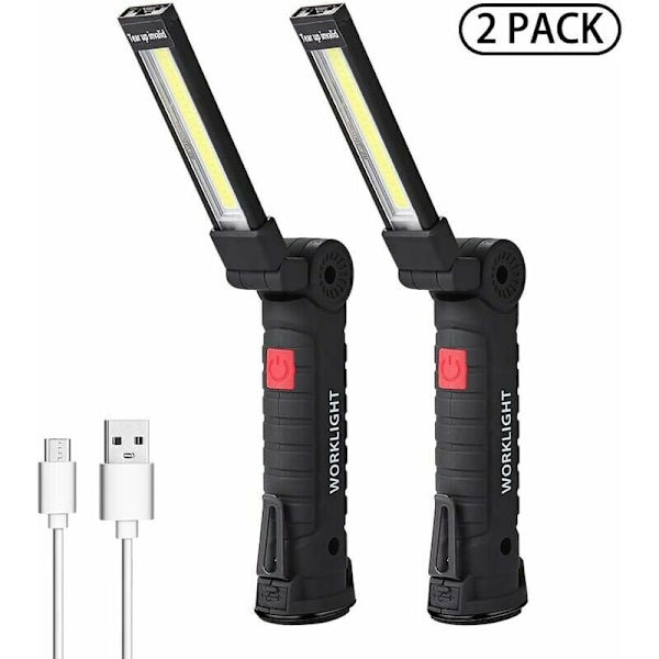 Led arbejdslys Led arbejdslys lommelygte Led værkstedslys genopladelig
