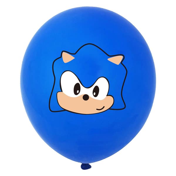 Sonic the Hedgehog tema bursdagsfest dekorasjon ballonger ba