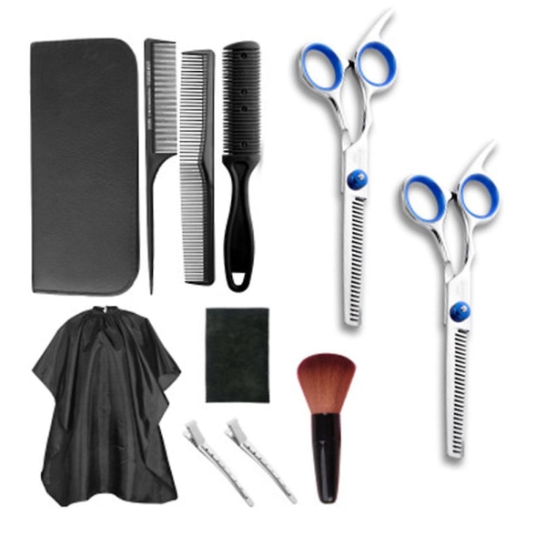 Professional Hair Cutting Scissors Set, 11 Pcs Haircut Scissors K