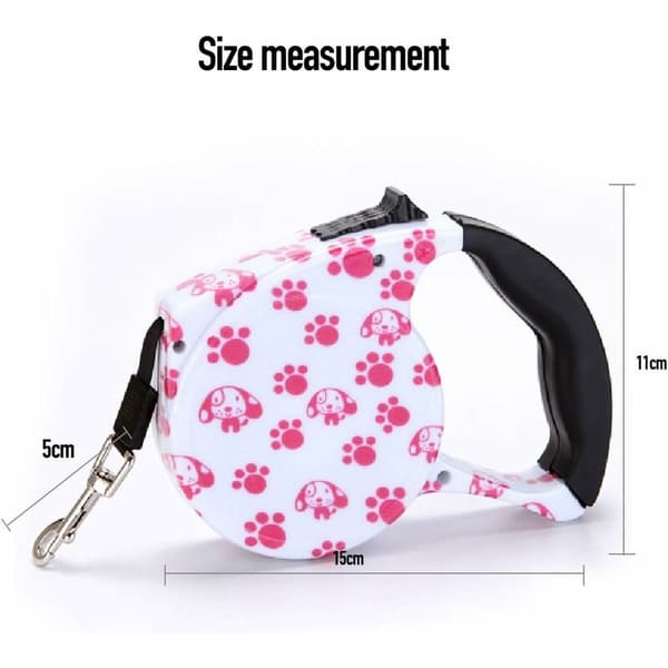 Retractable-koiranhihna, pidennettävä, jopa 15 kg