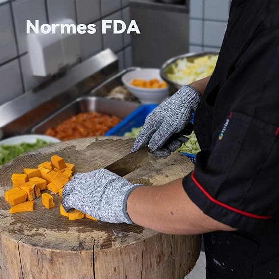 Par Level 5 Skærefaste Handsker, Fødevarekvalitetsmateriale, Køkken