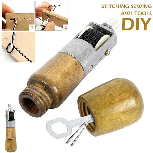 Automatisk Syl Sömnad Fabrik Handgjord DIY Verktyg, Lås Stygn Kit, Skoreparation, Canvas och Läder, Snabb Sy Syl, Automat Hantverk