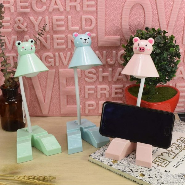 Bordnattlys for soverom, Mini barn tegneserie sammenleggbar LED