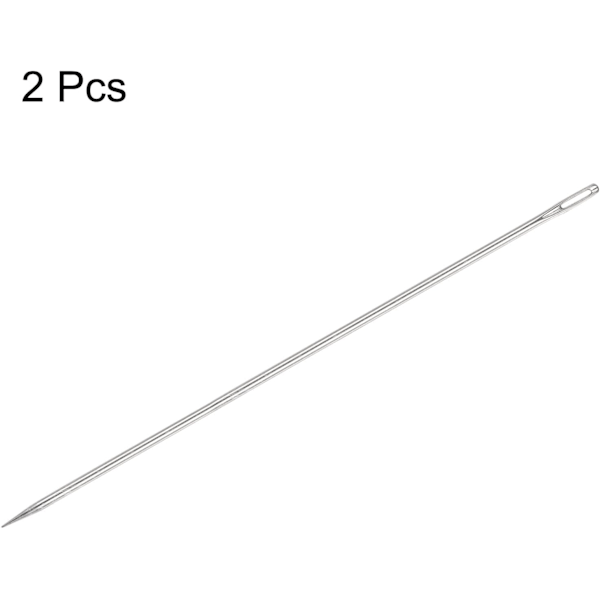 2 st 20 cm Stål Sy Nålar Stort Öga för Hem Läder Möbelklädsel Broderi Canvas Matta