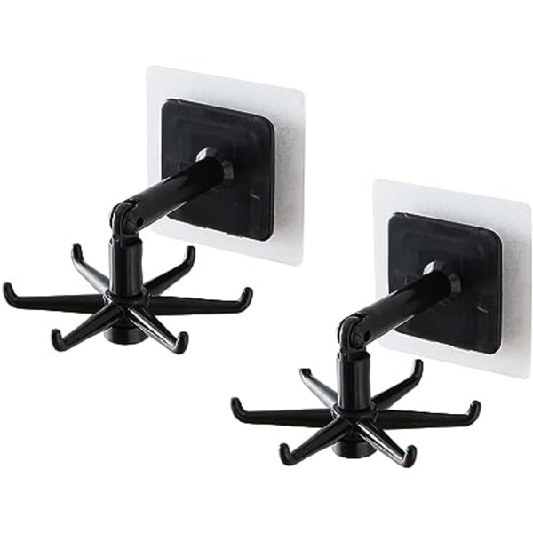 Rioychan 2 stk. køkkenredskabsholder 360 graders roterende foldbar