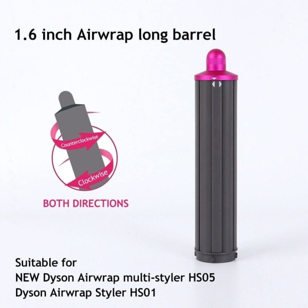 40 mm långa curlingpipor som är kompatibla med Dyson Airwrap Styler HS