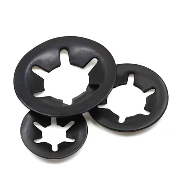 sourcing map Låsbricka M6 x 16mm 65Mn Starlock Bricka Intern