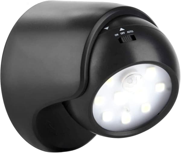 Utendørs LED-spotlight, utendørs spotlight med bevegelsessensor, ledning