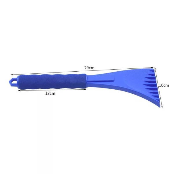 Bilikke isskrape, isskrape med sklisikkert mykt grep, plastskrape isskrape, svart 280*95*25mm