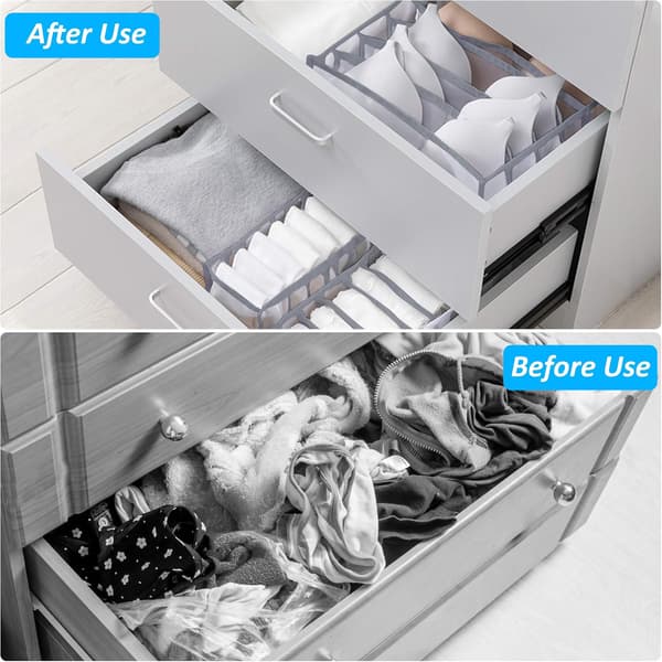 Underwear Storage Box Foldable Closet Space Saving Drawer Organiz
