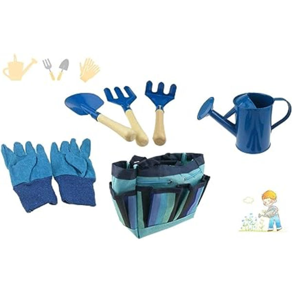 Winterworm Barnverktyg Set för Barn med Tote Tote Fork Rake Glove