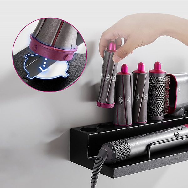 Väggmonterad hållare för Dyson Airwrap Styler