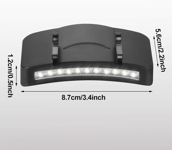 4 kpl hattukiinnikevaloa 11 LED pyörivä pidike otsalamput hattuvalo