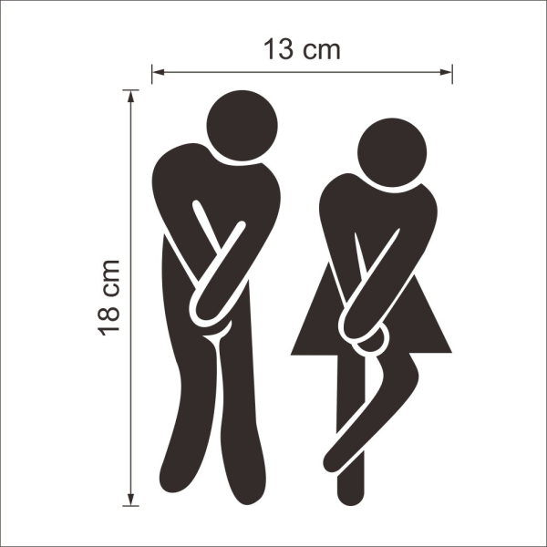 WC - Vessa - Kylpyhuone - Hauska kylpyhuoneen ovi - H