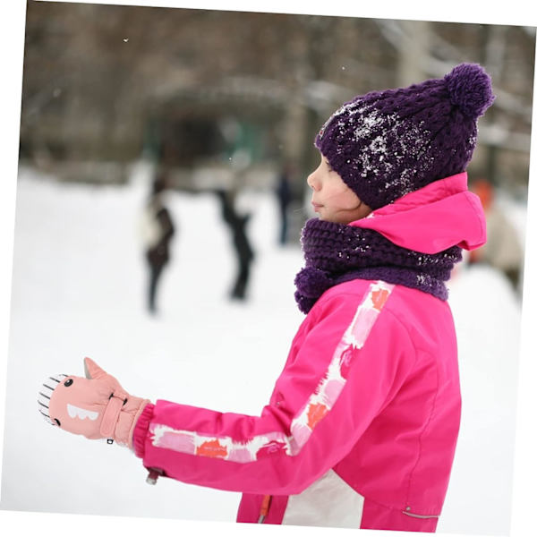 Varme sport handsker skridsikre fuldfinger ski handsker med fleece li