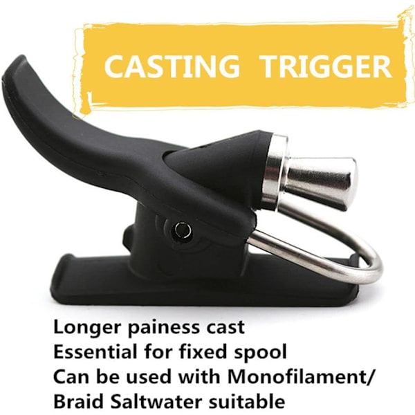Klipp tumknapp surfcasting verktyg breakaway trigger fast spole