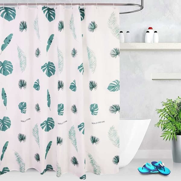 Vanntett antimugg dusjforheng - 180 x 200 cm - Vaskbar -