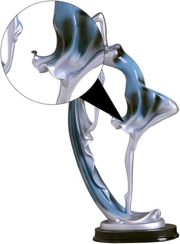 Dansrörelser Figur Resin Ballerina Figur Dansande Flicka Staty