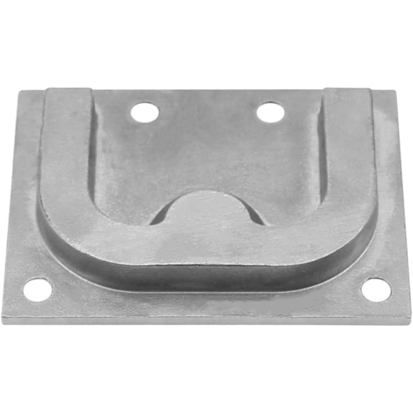 2 Flush Båtlåsehåndtak i Rustfritt Stål Marine Flush Båtlåse Flush Trekkhåndtak med 8 Skruer for Marine Yacht Båt Skap Skap