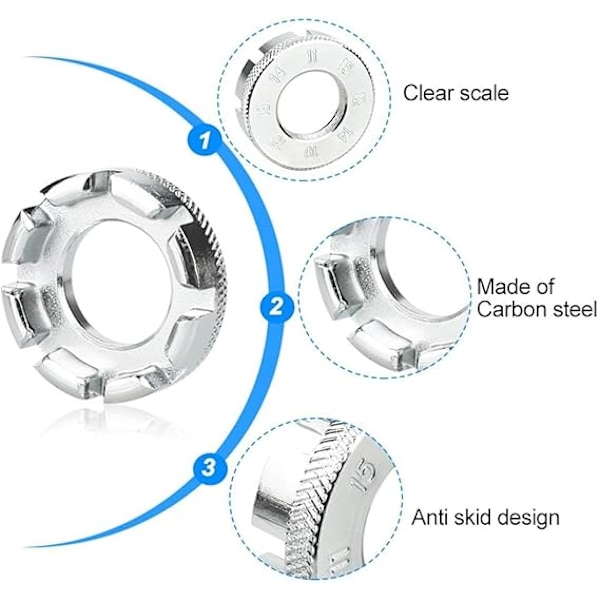 Pcs Cykelværktøjer, Stål Cykel Eger Nøgle, Universal Cykel Hjul Centrering Eger Spænding, Cykel Dæk Afbryder Eger Nøgle