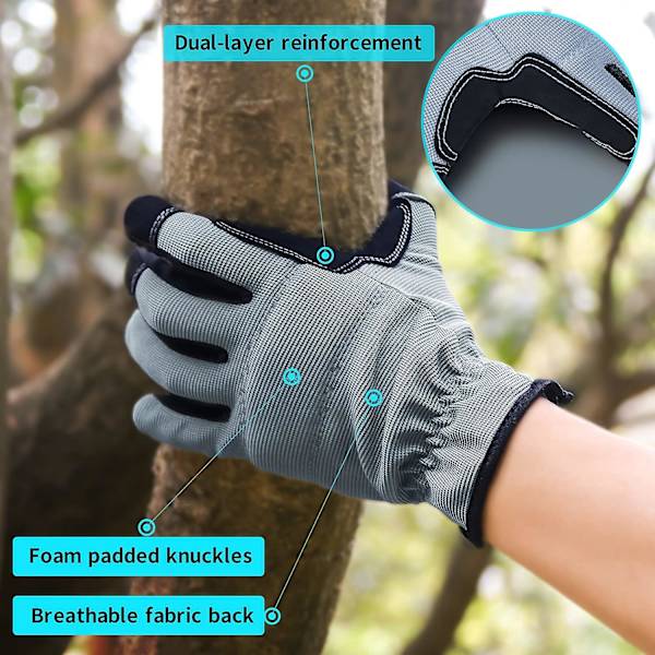 Arbets handskar, Multipurpose Light Duty Trädgårdshandske Flex Grip &