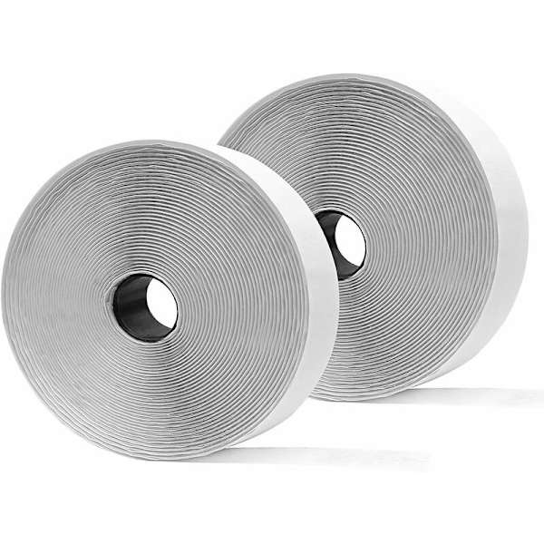 Självhäftande tejp 25M x 50mm, självhäftande färg: vit